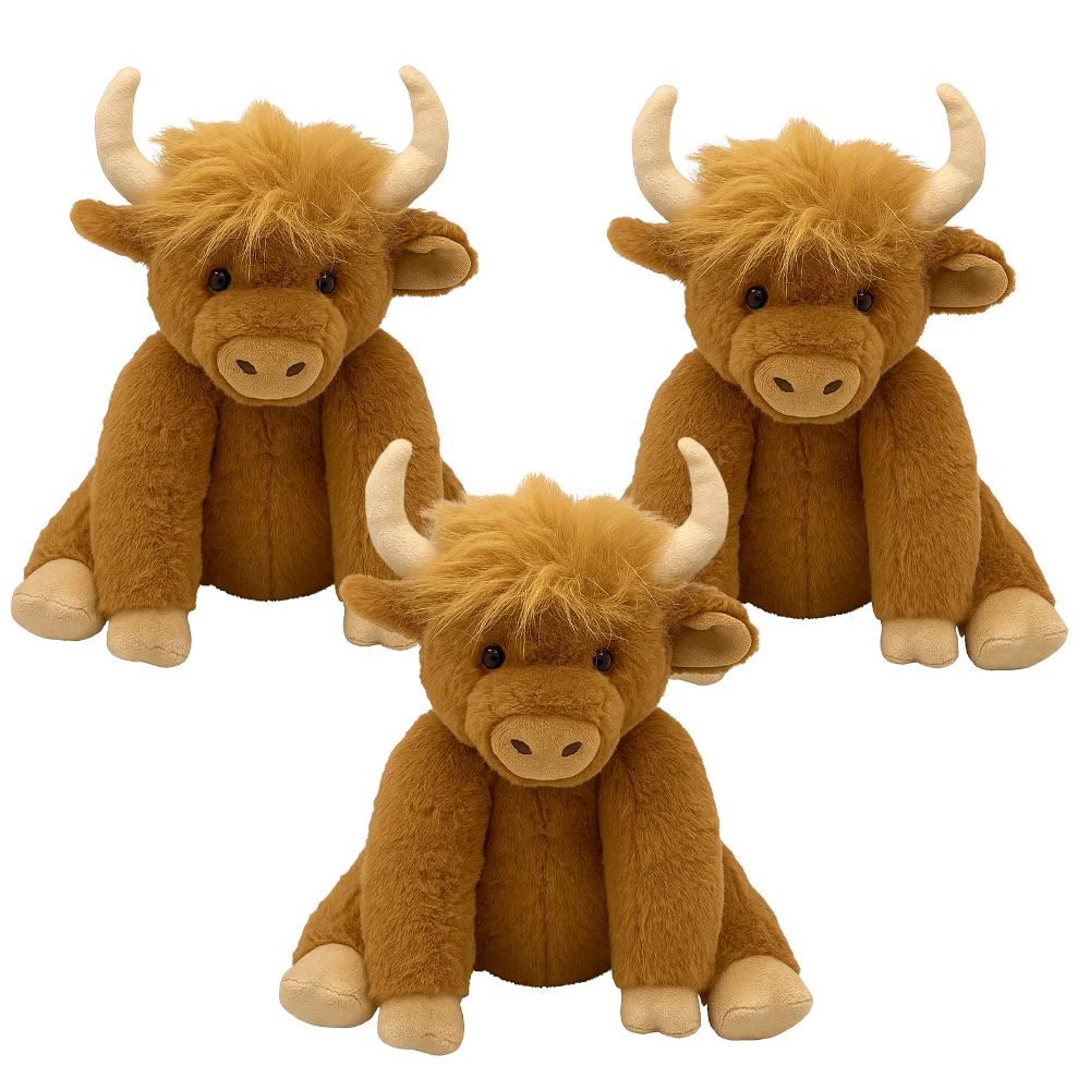 3x Highland Cow